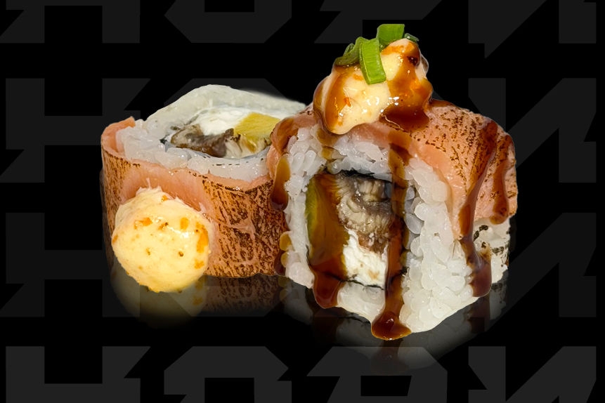 Опалённый лосось