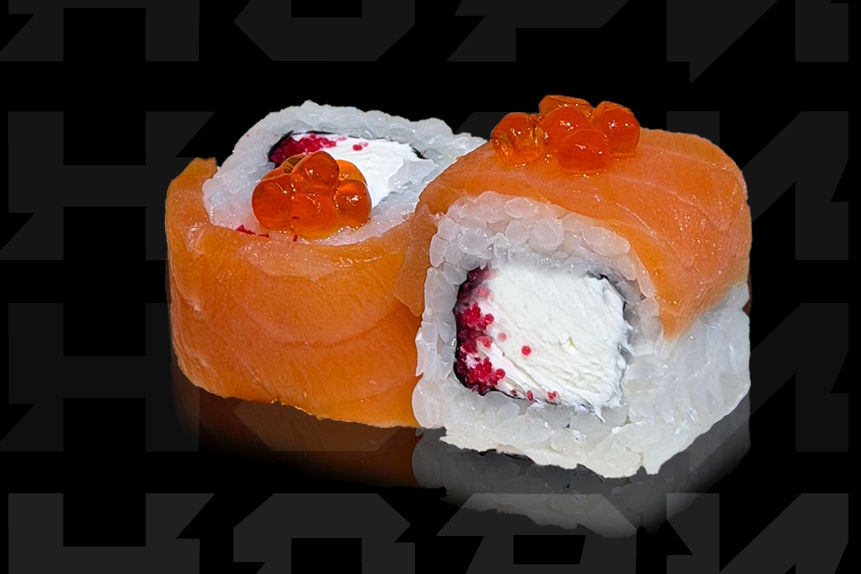 Филадельфия с красной икрой