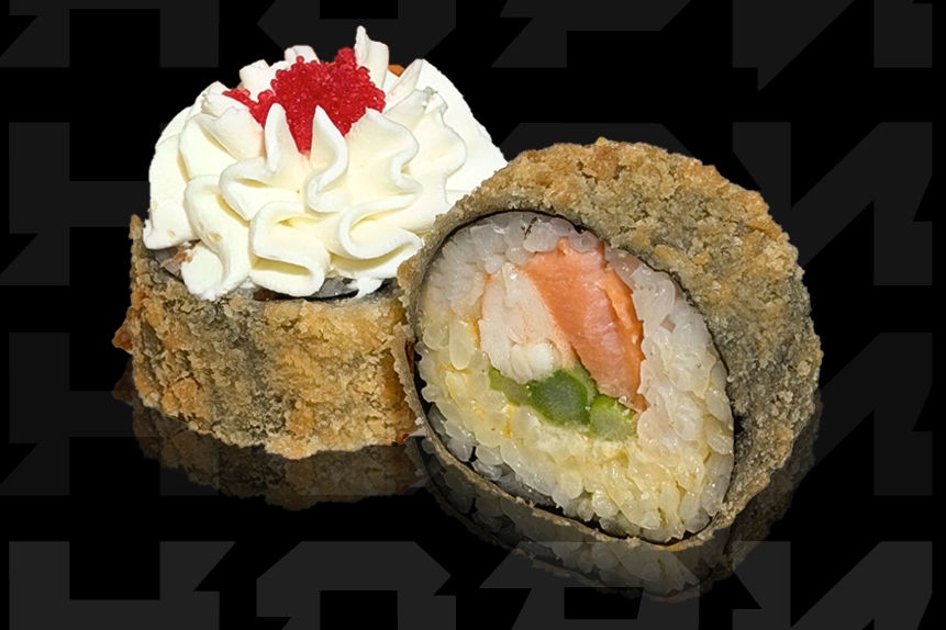 Темпура лосось-креветка чиз