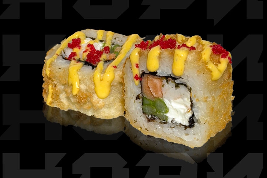 Темпура лосось-креветка манго-чили