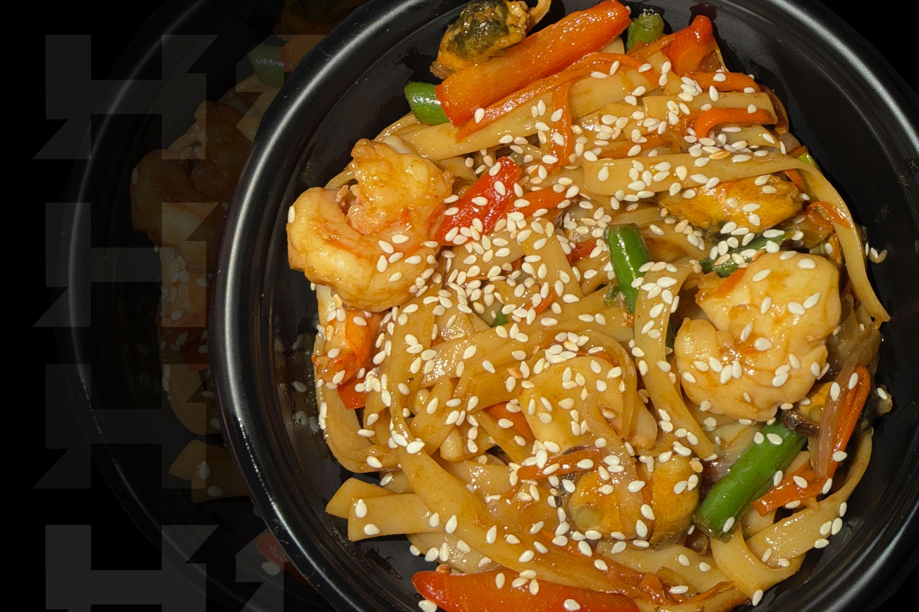 Удон с морепродуктами