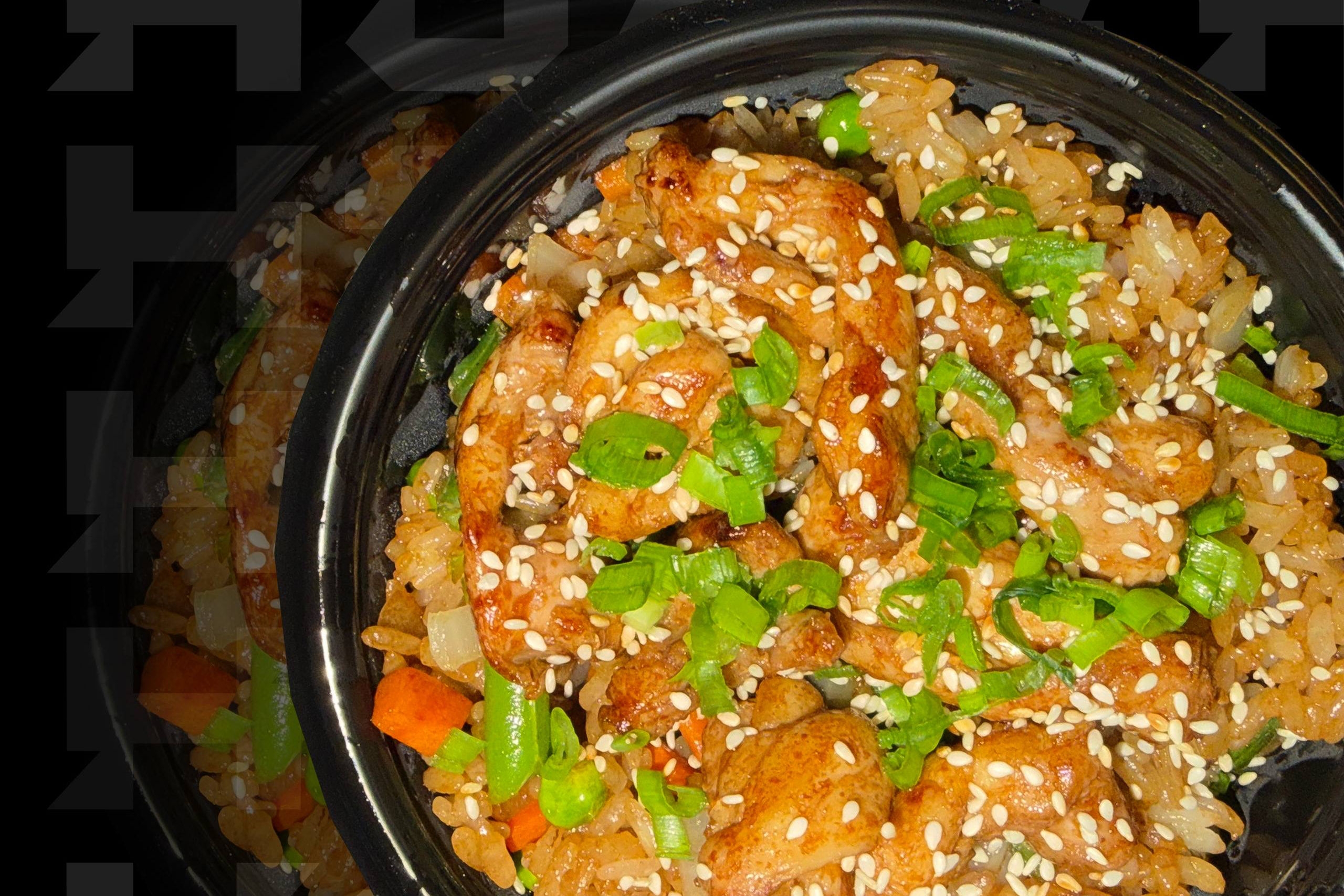 Рис с курицей и овощами